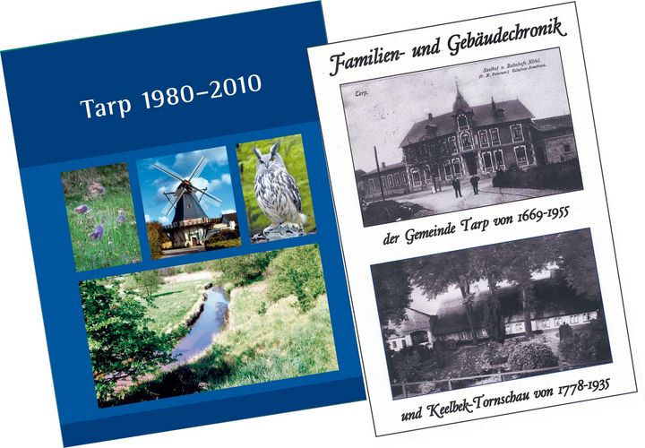 Bilder der beiden neuen Chroniken der Gemeinde Tarp