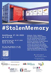 Wanderausstellung StolenMemory - Plakat